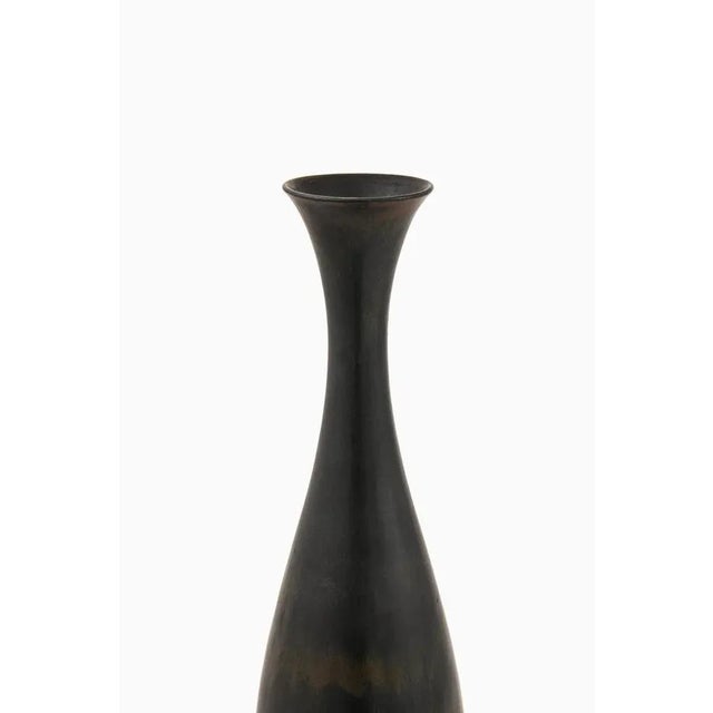 Tall Ceramic Vase attributed to Carl-Harry Stålhane, 1960s For Sale - Image 3 of 5