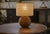 Turned Walnut Burl Lamp, 1940s For Sale - Image 6 of 8