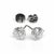 Gia Certified 18k (750) White Gold Natural Diamond Stud Earrings, A Pair For Sale In New York - Image 6 of 10