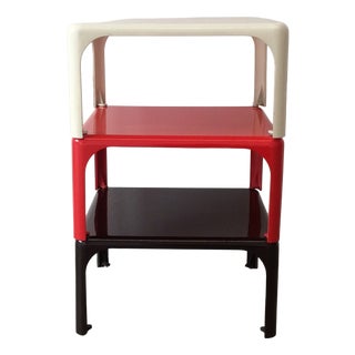 Three Demetrio 45 Stackable Coffee Tables by Vico Magistretti for Artemide, 1970s, Set of 3 For Sale