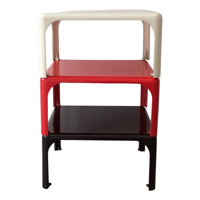 Three Demetrio 45 Stackable Coffee Tables by Vico Magistretti for Artemide, 1970s, Set of 3 For Sale