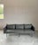 2020s Minimalist Kimball Whittaker Faux Leather Lounge Sofa For Sale - Image 5 of 17