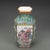 Chinese Mid 20th Century Famille Rose Hexagonal Porcelain Vase, Chinese Enameled Figural Scene Vase For Sale - Image 3 of 9