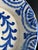 Antique Spanish Blue and White Fajalauza Lebrillo Bowl, 1800s For Sale - Image 3 of 8
