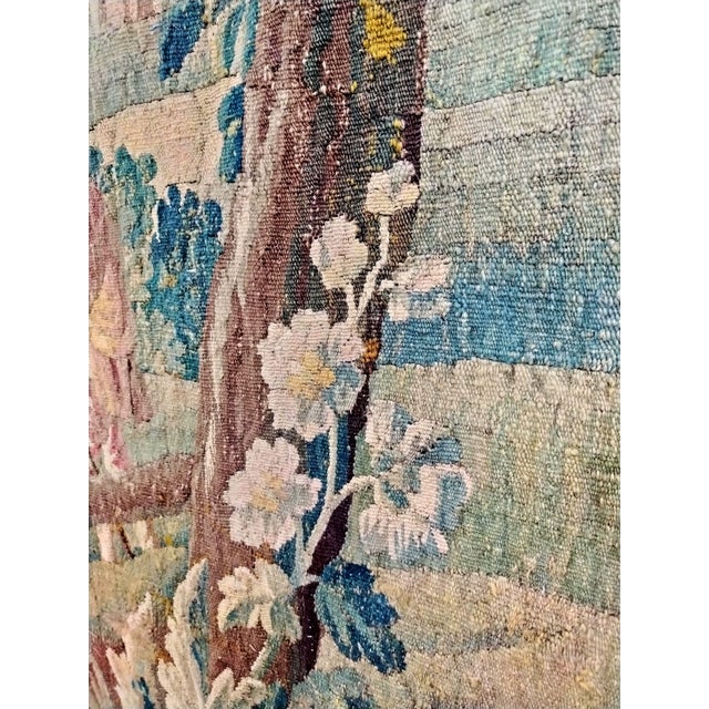 18th-Century Aubusson Tapestry in Wool, 1800s For Sale - Image 6 of 7