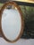 Vintage 1970s Hollywood Regency Style Ornate Gold Oval Frame Wall Hanging Large Mirror For Sale In Naples, FL - Image 6 of 12