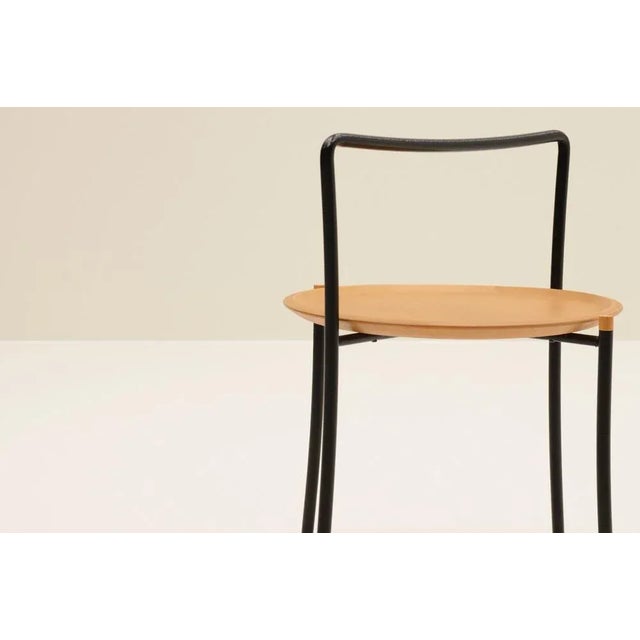 Postmodern Handle Side Tables, 1980s, Set of 2 For Sale - Image 3 of 6