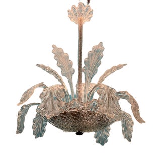 Venetian Murano Glass Chandelier by Ercole Barovier, 1950s For Sale