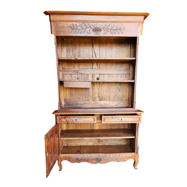 Vintage Buffet in Blonde Cherry For Sale - Image 4 of 7