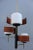 Mid-Century Modern Italian Mahogany and Glass Pendant Lamp from Esperia, 1950s For Sale - Image 3 of 7