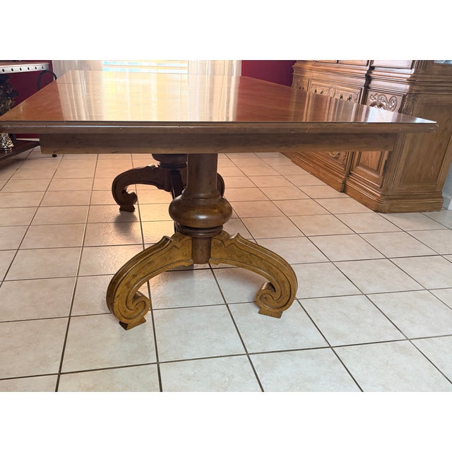 Brown Vintage Velero Dining Table by Drexel For Sale - Image 8 of 16