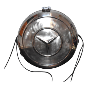 Mid 20th Century Mercedes Benz Hub Cap Avant-Garde Purse Hand Bag Artist Made