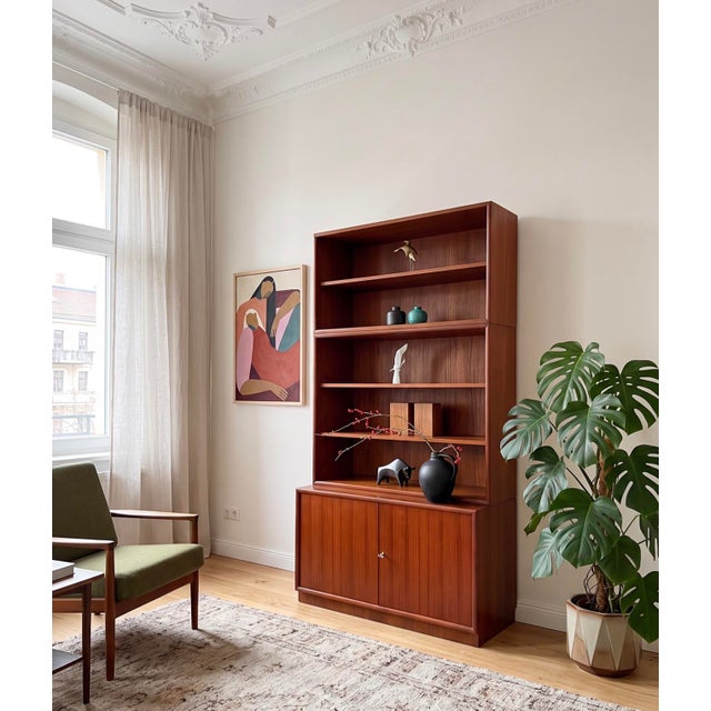 Mid-Century Modern Bookcase in Teak from Bornhold, Germany, 1960s For Sale - Image 18 of 18