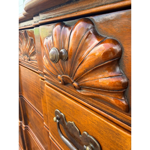 Theodore Alexander Chippendale Style Mahogany Block Front Chests-Set of Two . For Sale In Naples, FL - Image 6 of 12