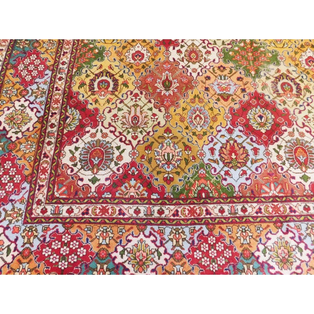 Origin: Persian Weaving technique: Genuine hand knotted Material: 100% wool pile Circa: 1950's