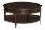La Salle Cocktail Table in Ebony For Sale