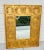Vintage French Directoire Style Gold Gilt Wood Rectangle Wall Hanging Mirror. This vintage mirror has a gilt gold wood...