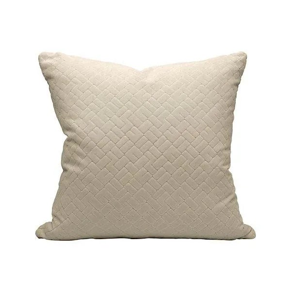 Traditional The House of Scalamandré Vallauris Velvet Pillow, Dune For Sale - Image 3 of 3