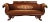 American Empire Carved Mahogany and Needlepoint Sofa For Sale