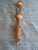 Religious Historic 19th C Brass Torah Pointer Heavy 131g Yad 11" European Judaica Repair For Sale - Image 3 of 15