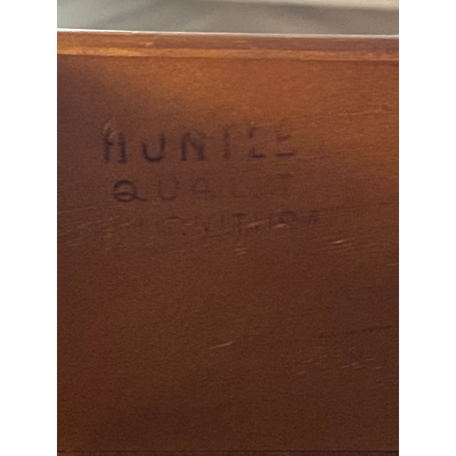 1960s 1960s Huntley Furniture MCM French Provencial 5 Drawer Tall Dresser Walnut For Sale - Image 5 of 8