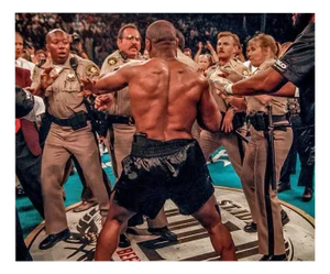 Michael Brennan, Mike Tyson After the Holyfield vs. Tyson Match, 1997, Photographic Print