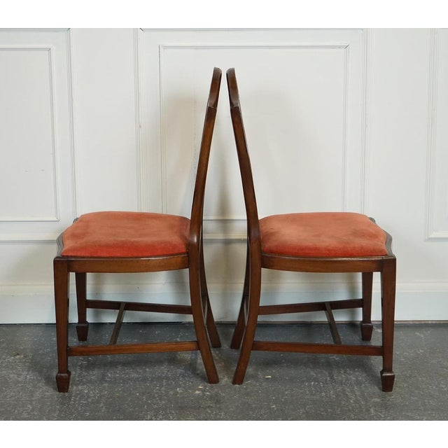 Set of Victorian Hepplewhite Hallway Side Chairs For Sale - Image 5 of 15