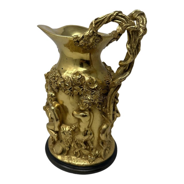 Antique French Mythological Bronze Ormolu Ewer Claude Michel Clodion Grand Tour For Sale