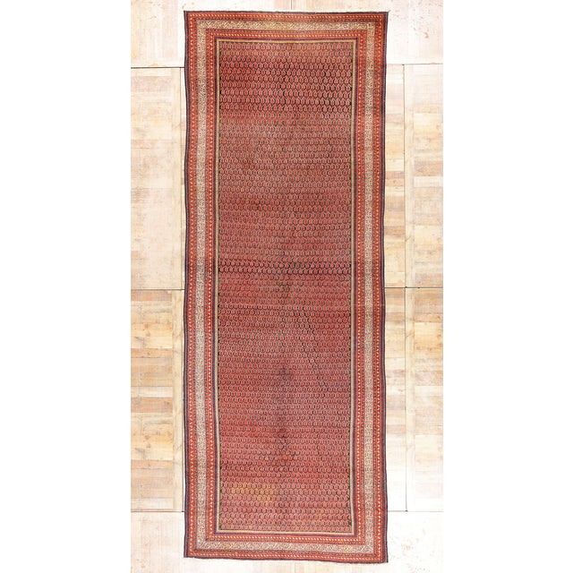 Late 19th Century Persian Malayer Rug, 07'03 X 19'10 For Sale - Image 10 of 10