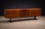 Cimo Brazilian Rosewood Credenza with Ebony-Finished Legs and Brass Hardware, Brazil, 1960s — Architectural Storage with Eight Compartments - Lot 319 For Sale - Image 12 of 17