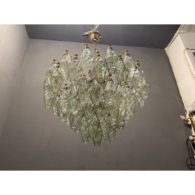 Murano Glass Polygon Chandelier, 1980s For Sale - Image 14 of 15