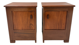 Art Deco Modernist Nightstands by J.A. Muntendam for L.O.V. Oosterbeek, 1920s, Set of 2