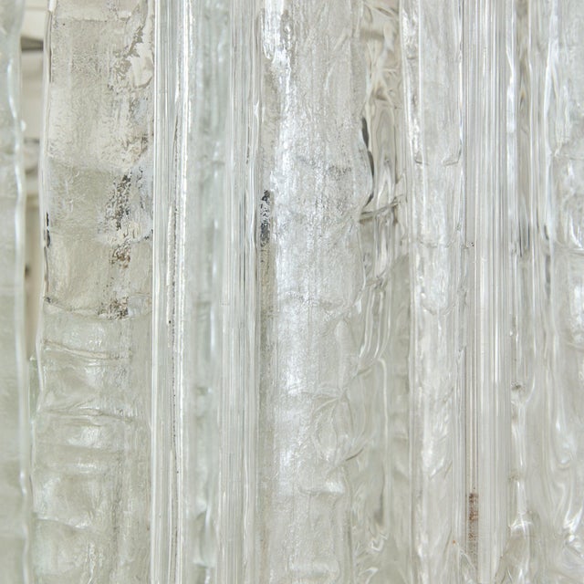 Glass Italian Murano Glass Chandelier Attributed to Toni Zuccheri for Venini, 1960s For Sale - Image 7 of 11