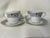 Vintage Coventry Fine China Japan Laurent 653 Cups & Sauces S-4 Cups 3"D X 3"H Saucers 6"D
