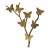 Vintage Brass Butterflies on Branch Wall Hanging For Sale