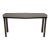 1970s Dia Design Institute America Smoked Glass and Chrome Sofa Console Table For Sale