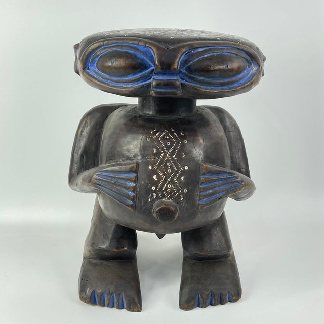 Early 20th Century Large Pygmy Wood Child's Stool For Sale In Denver - Image 6 of 14