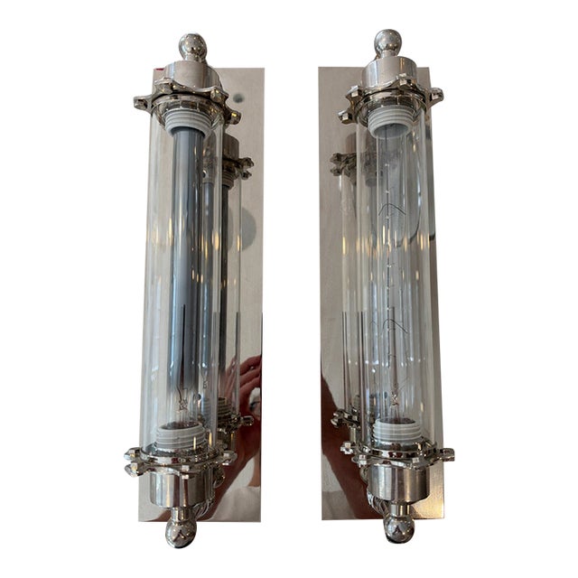 Restoration Hardware Edison Wall Sconce For Sale
