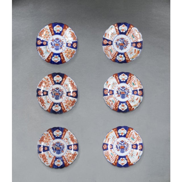Antique Imari Plates, 1880, Set of 6 For Sale - Image 3 of 5