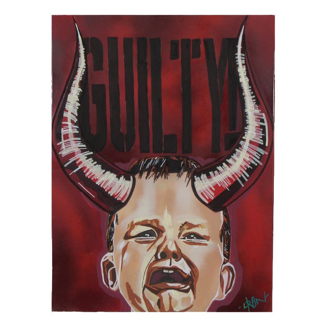 L:Ron, Guilty, 2023, Mixed Media For Sale