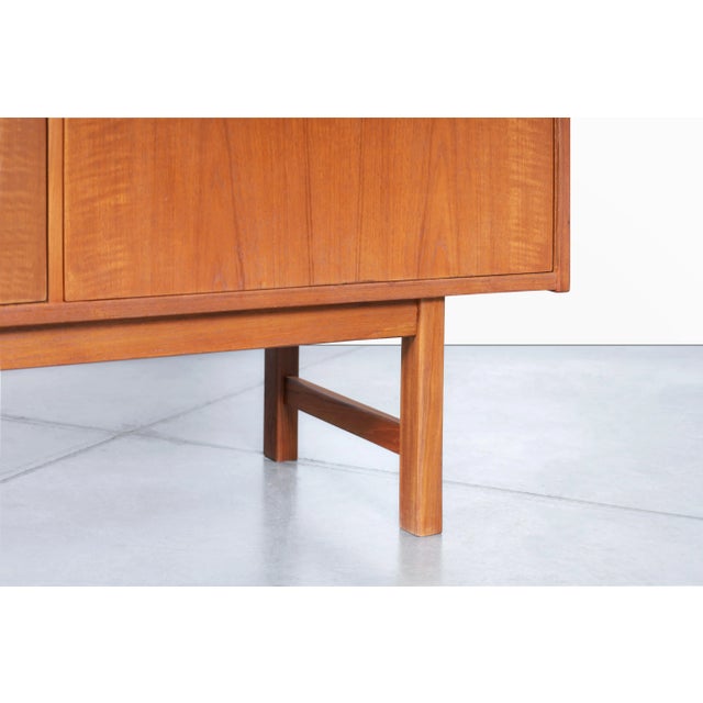 Scandinavian Modern Teak Credenza by Tage Olofsson for Ulferts Mobler, 1960s For Sale - Image 9 of 12