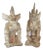 Tang Dynasty Terra Cotta Earth Spirit Sculptures - a Pair For Sale