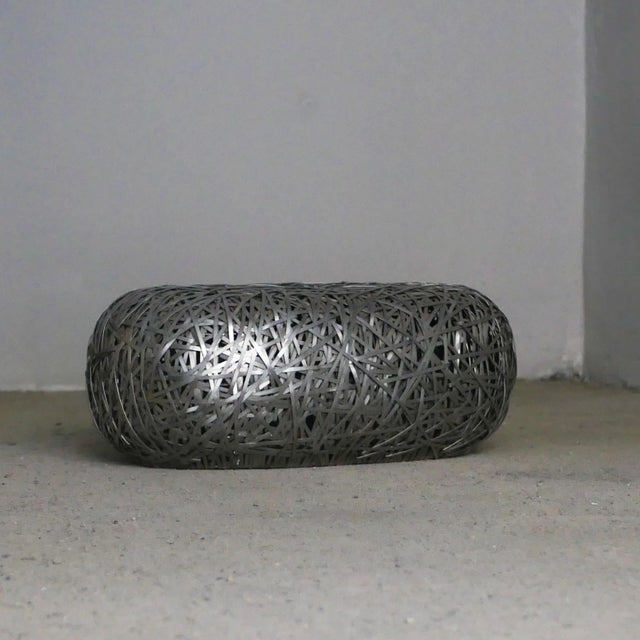 Set of Modern Chair and Pouf by Bannavis Andrew Sribyatta, 2000 For Sale - Image 6 of 18