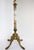 Italian Ornate Antique Brass & Onyx Square Marble Coat Hat Rack Hall Tree Stand For Sale - Image 10 of 14
