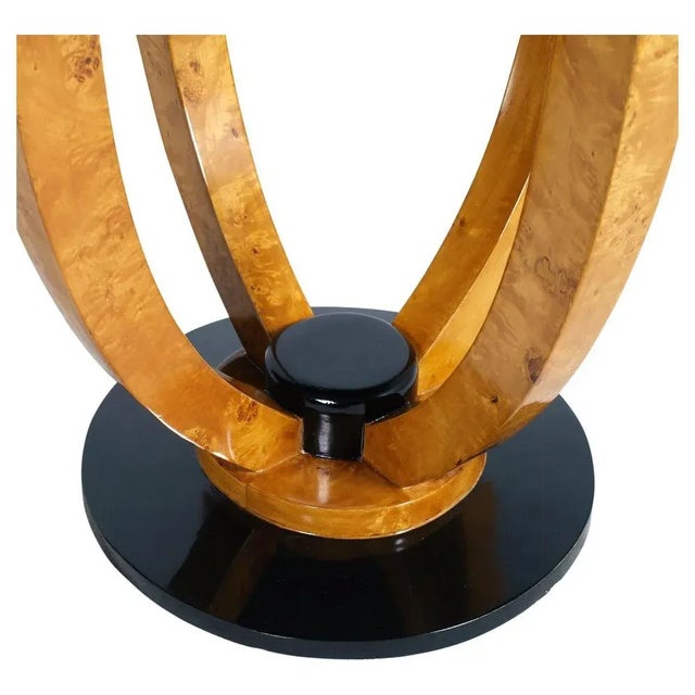 1940s Mid-Century Modern Art Deco Round Side Table by Palazzi Dellarte, 1940s For Sale - Image 5 of 6