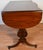 1930s English Regency Style Mahogany Lyre Base Drop-Leaf Sofa Table For Sale - Image 12 of 18