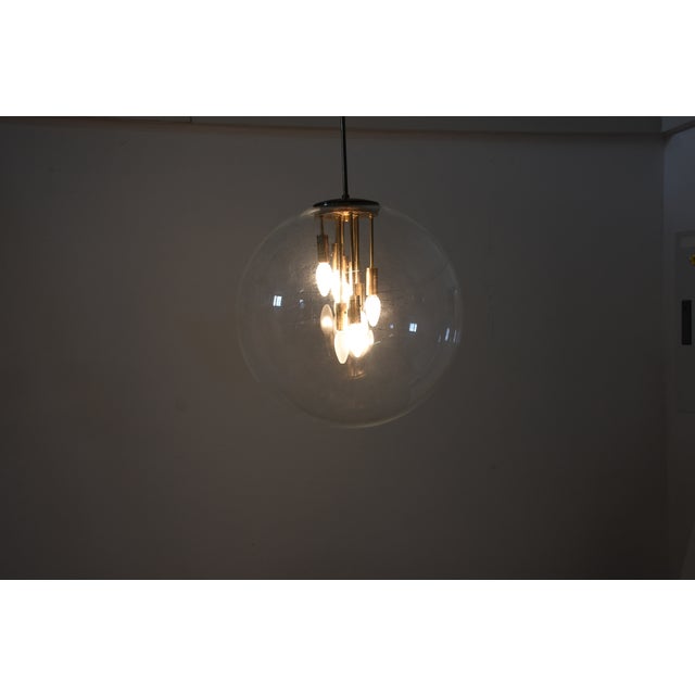 Mid-Century Modern Large Mid-Century Dutch Big Ball Lamp, 1970s For Sale - Image 3 of 12