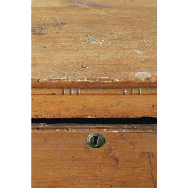 Wood Antique 19th Century Provençal Sculptural Commode in Pine Wood, Denmark, 1850s For Sale - Image 7 of 18