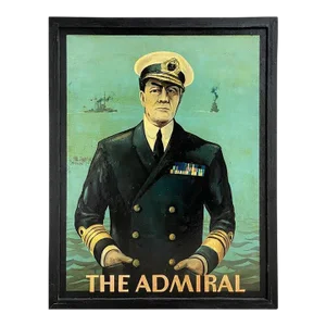 English Pub Sign, "The Admiral"