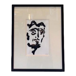 Thibon Portrait Figurative Drawing For Sale